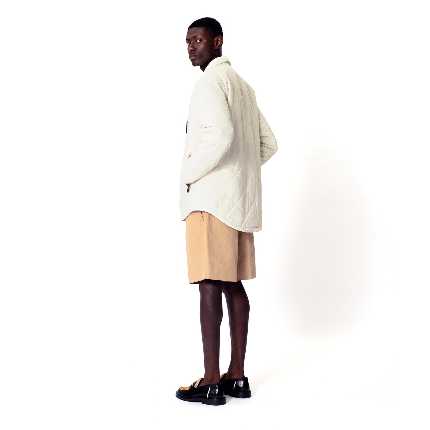 BIG WAVE | TURTLE DOVE BEIGE rainproof jacket in beige, GOFRANCK 2024.