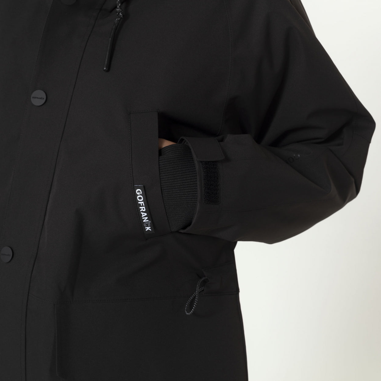 COLD WINTER | DEEP BLACK winter jacket sale in black, GOFRANCK 2023.