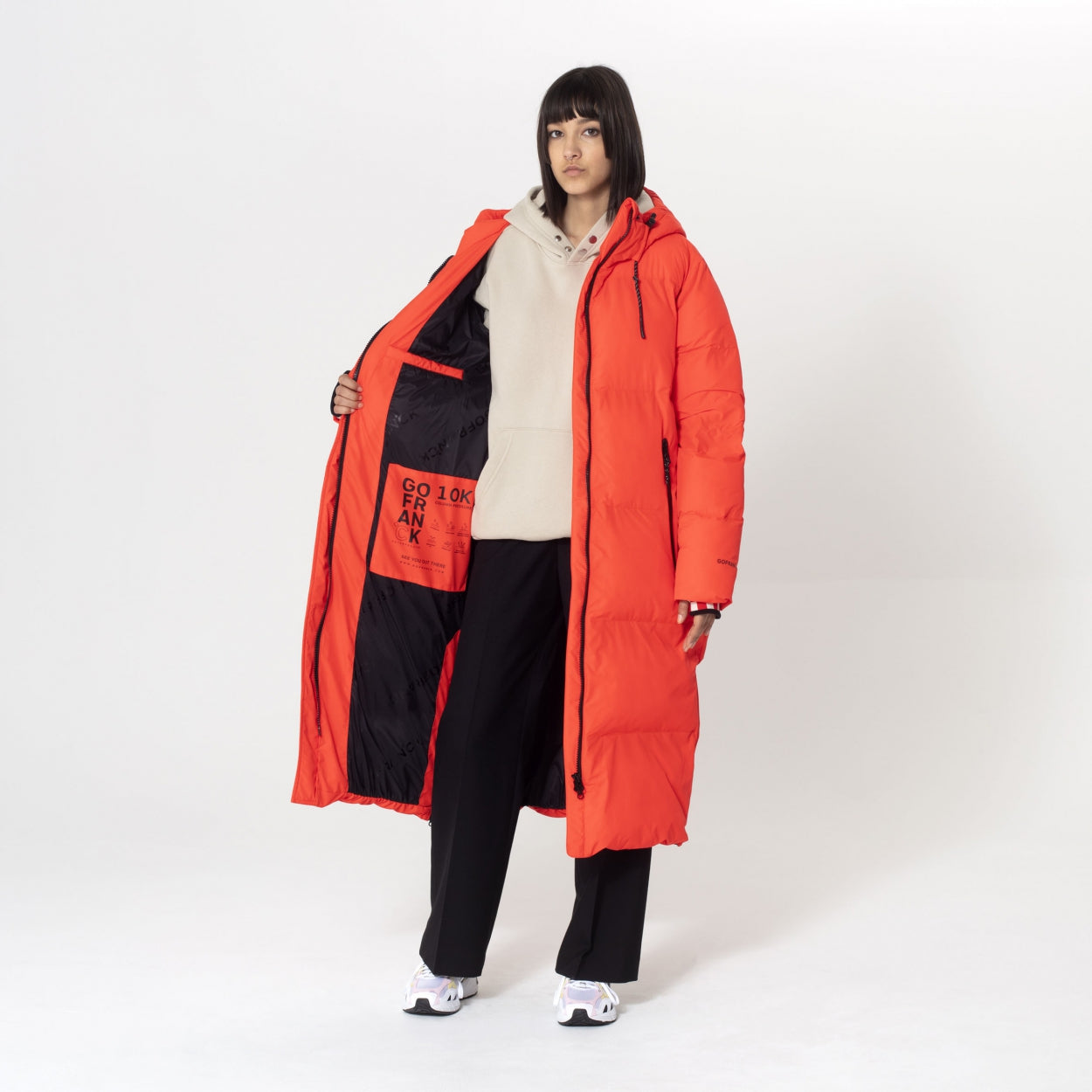 TSUNAMI | POPPIN' TOMATO winter jacket sale in red, GOFRANCK 2023.