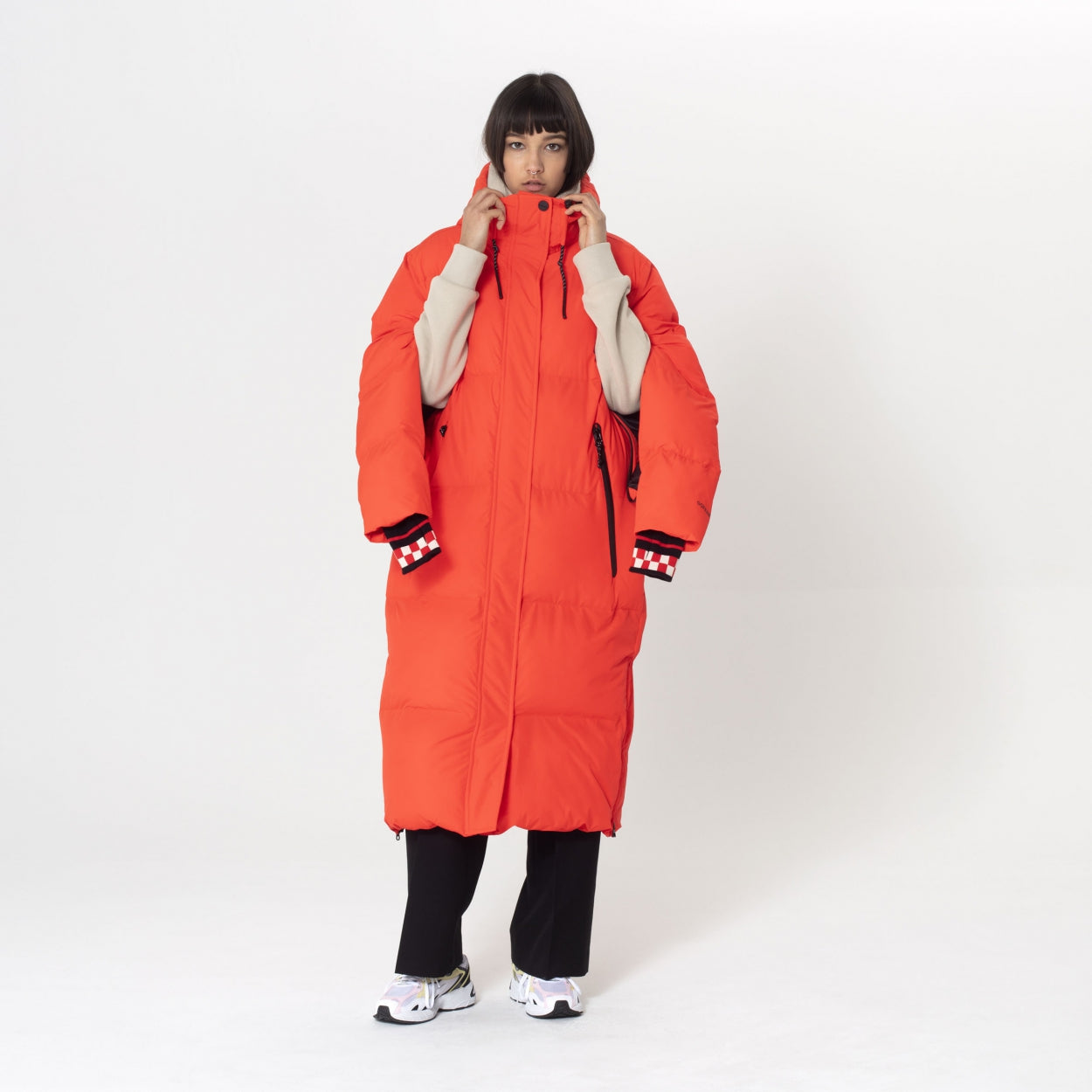 TSUNAMI | POPPIN' TOMATO rain jacket sale in red, GOFRANCK 2023.