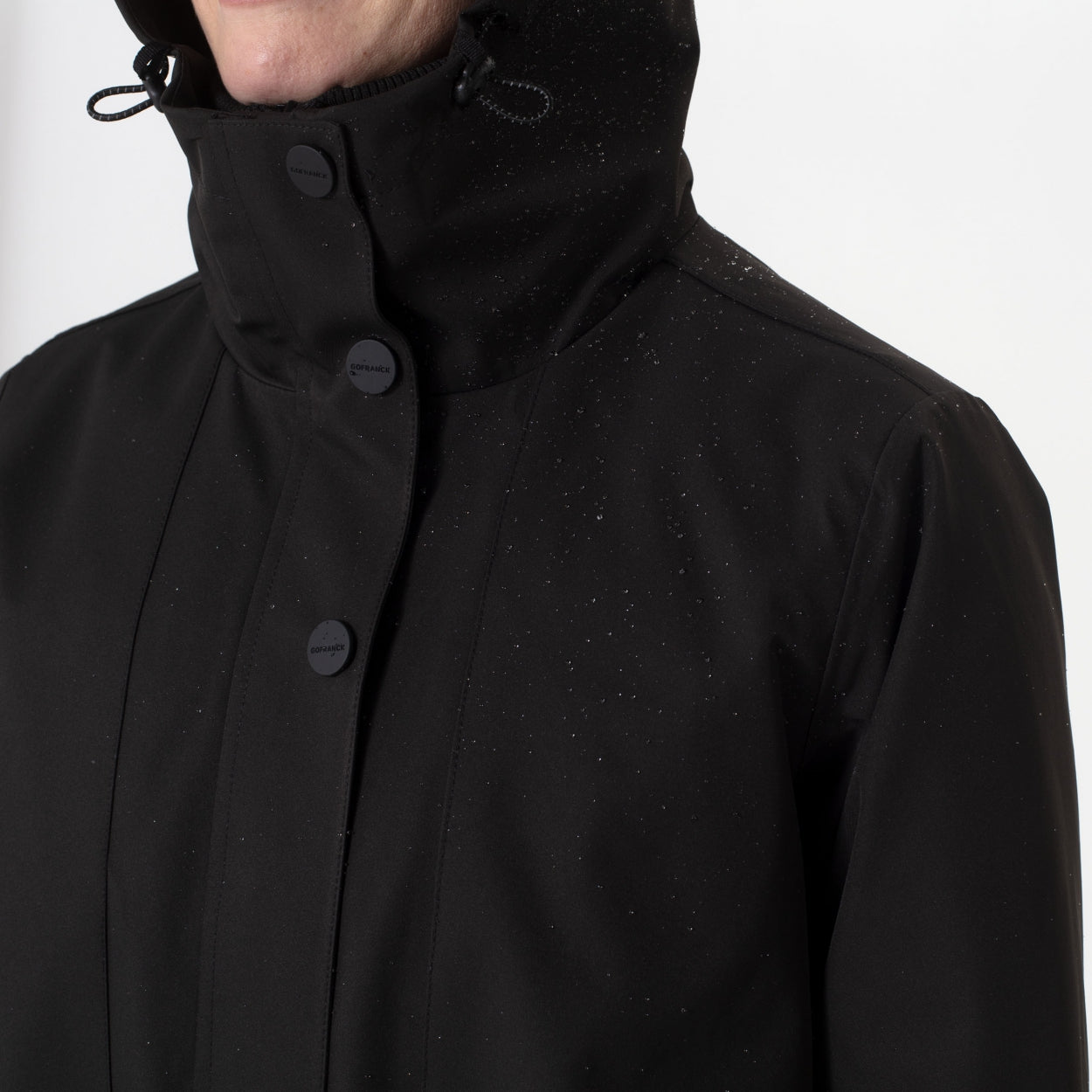 WATERS | DEEP BLACK winter jackets sale in black, GOFRANCK 2023.
