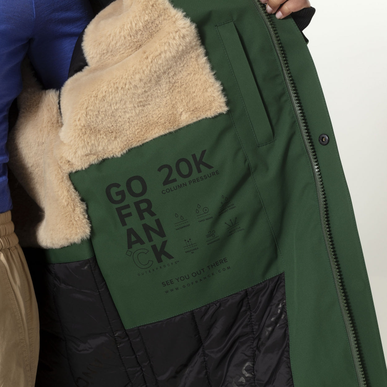 Cold Winter  GOFRANCK jacket 2023-2024 womens waterproof winter jacket product image