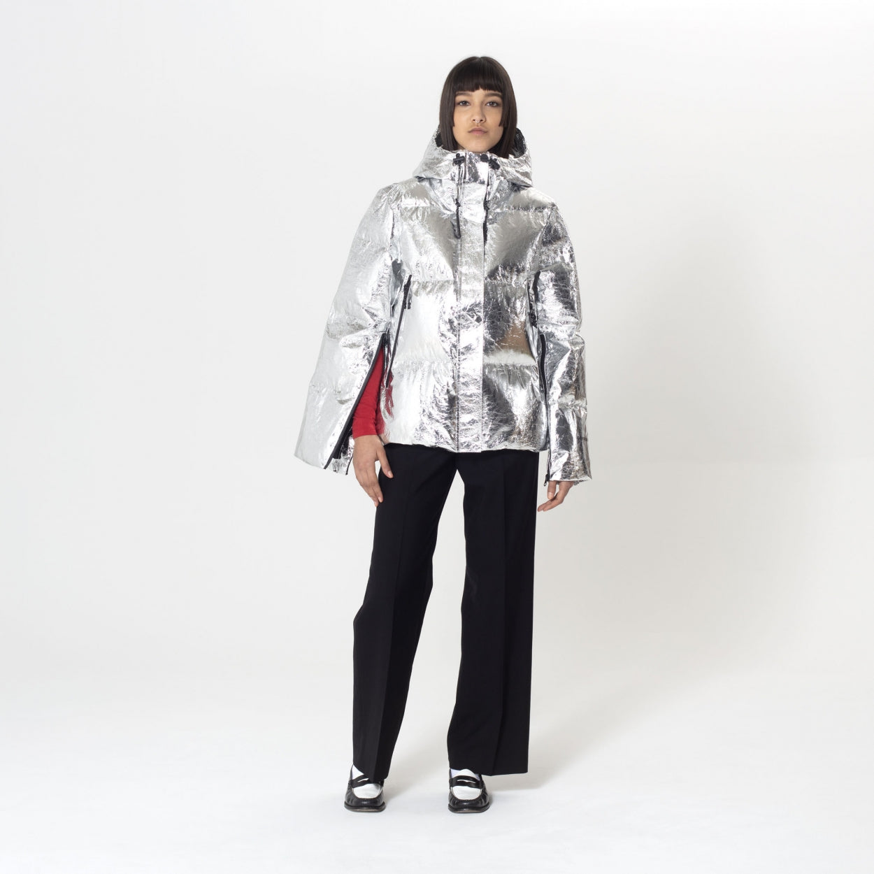 Silver hot sale rain jacket